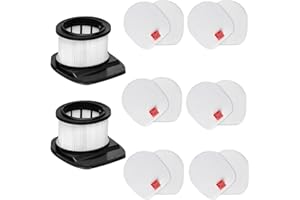 Laukowind for Shark IZ362H IZ462H IZ363HT IZ163H IZ483H Replacement Filter Anti-Allergen Lightweight Cordless Stick Vacuum Vertex Ultra Pet Plus Power IZ482H IZ162H IZ361H 2 Filters +12 Foam Felt Kit