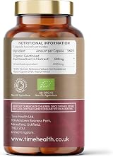 Time Health Organic Red Maca Root 2000mg Gelatinised 120 Capsule UK view 2