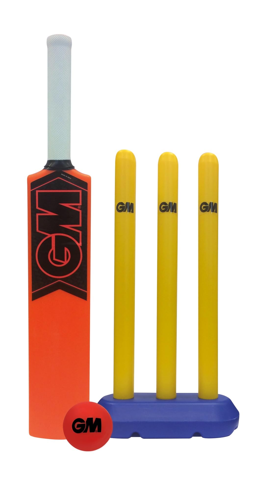 Photo 1 of Gunn & Moore GM Opener Childrens Cricket Set | Bat, Ball & Wicket Stumps | All-Weather | for Kids Ages 4-8