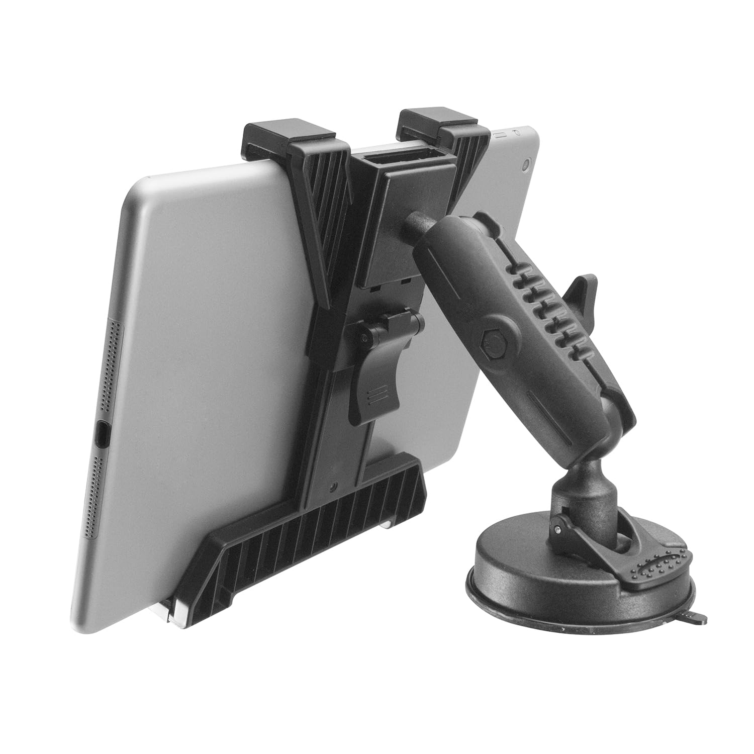 iBOLT Tabdock BizMount -Holder/Mount with suction cup base- for your windshield, Dashboard, or desk - compatible with all 7"-10" Tablets: iPad, Samsung Galaxy Tab, Google Nexus