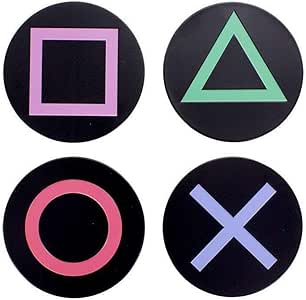PlayStation – Símbolos – Posavasos en Juego de 4 | Original Sony