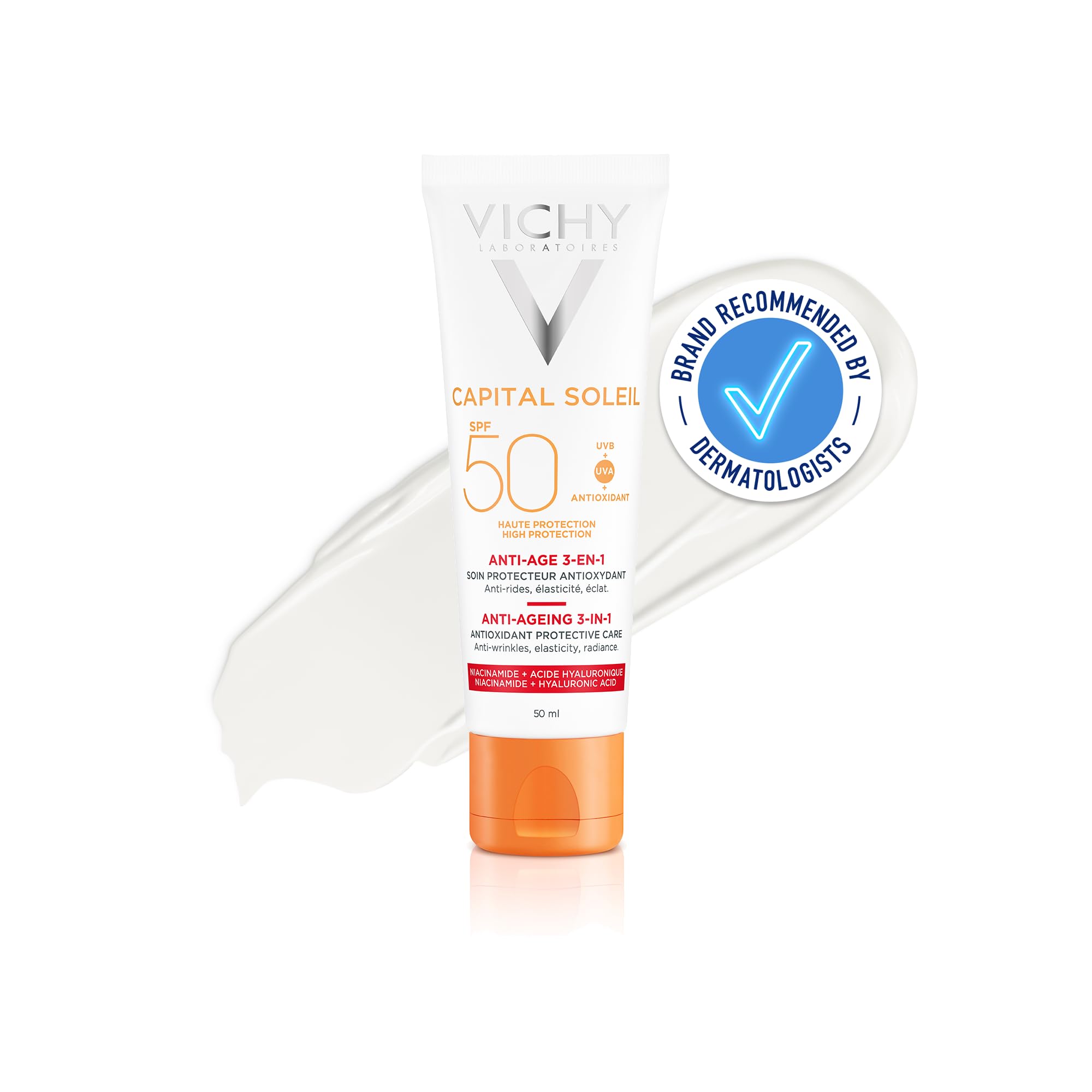 Vichy Capital Soleil Anti-Ageing 3-in-1 High Sun Protection for Face SPF50 50ml