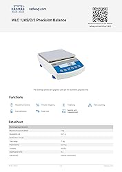 Radwag WLC 1/A2/C/2 Precision Balance