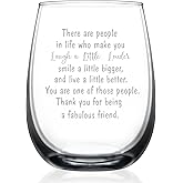 JERIO Friendship Gifts for Women,Christmas Gifts for Friend,Birthday Gifts for Women Friend.Best Friend, Work Besties,Sister,Funny 15 Oz Wine Glass