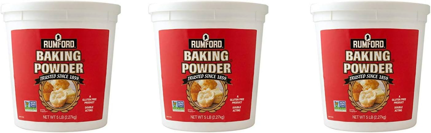 Rumford Baking Powder, 5 Pound (3 pack)