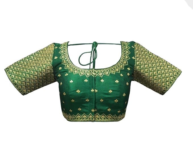 Women's Embroidery work Readymade Saree blouse