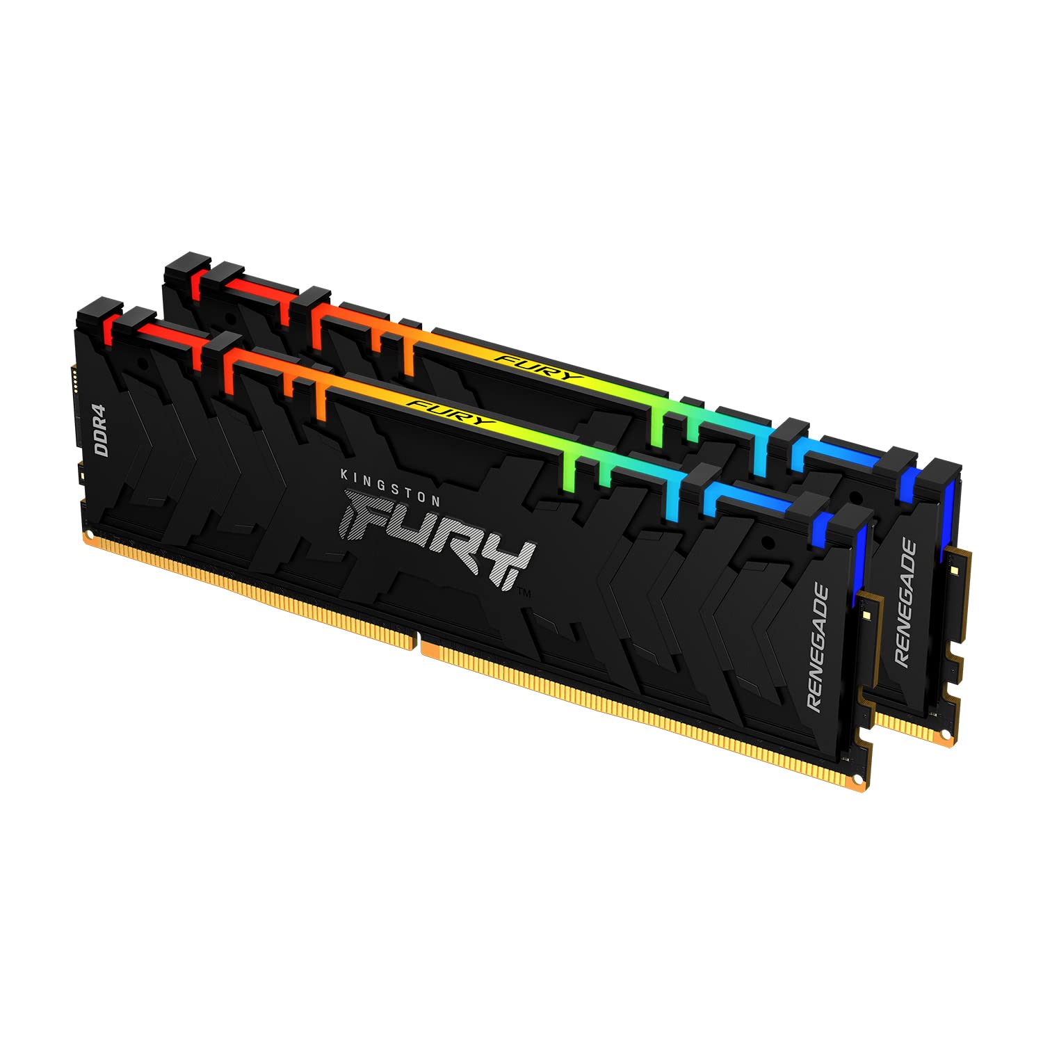 Kingston FURY Renegade RGB 16 GB (2 x 8 GB) 4266 MHz DDR4 CL19 Desktop Memory Kit of 2 KF442C19RBAK2/16