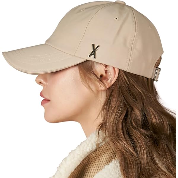 ☆VARZAR☆ Rose Gold Stud Overfit Ball Cap Beige varzar643 Rose Gold Stud Over fit Ball Cap Beige at Amazon Men's