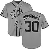 Youth Baseball Jersey 30 Stitched The Sandlot Benny The Jet Rodriguez Movie Boy's Baseball Jersey Gift for Kids