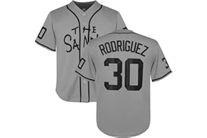 JKNAKN Youth Baseball Jersey 30 Stitched The Sandlot Benny The Jet Rodriguez Movie Boy's Baseball Jersey Gift for Kids