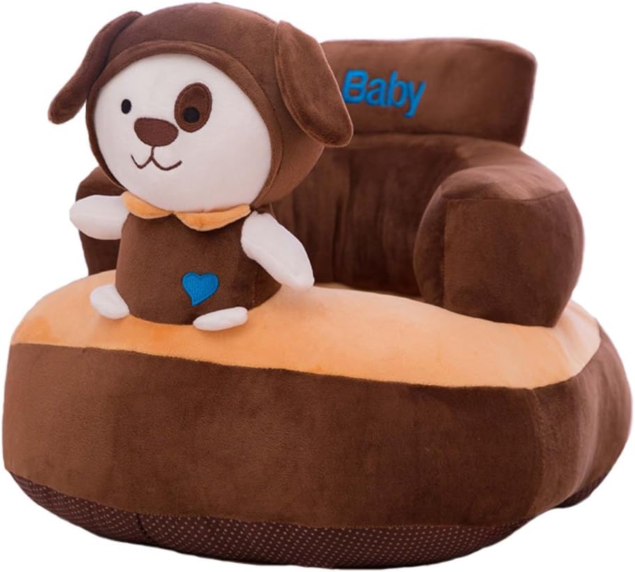 IIWOJ Children's Ride Chair Small Sofa Plush Dog Cushion Fashion Gift (1-6 Years Old) [Energy Class A]