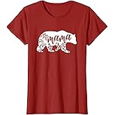 Mama Bear T-Shirt for Women T-Shirt, Women, Cranberry Red, Large