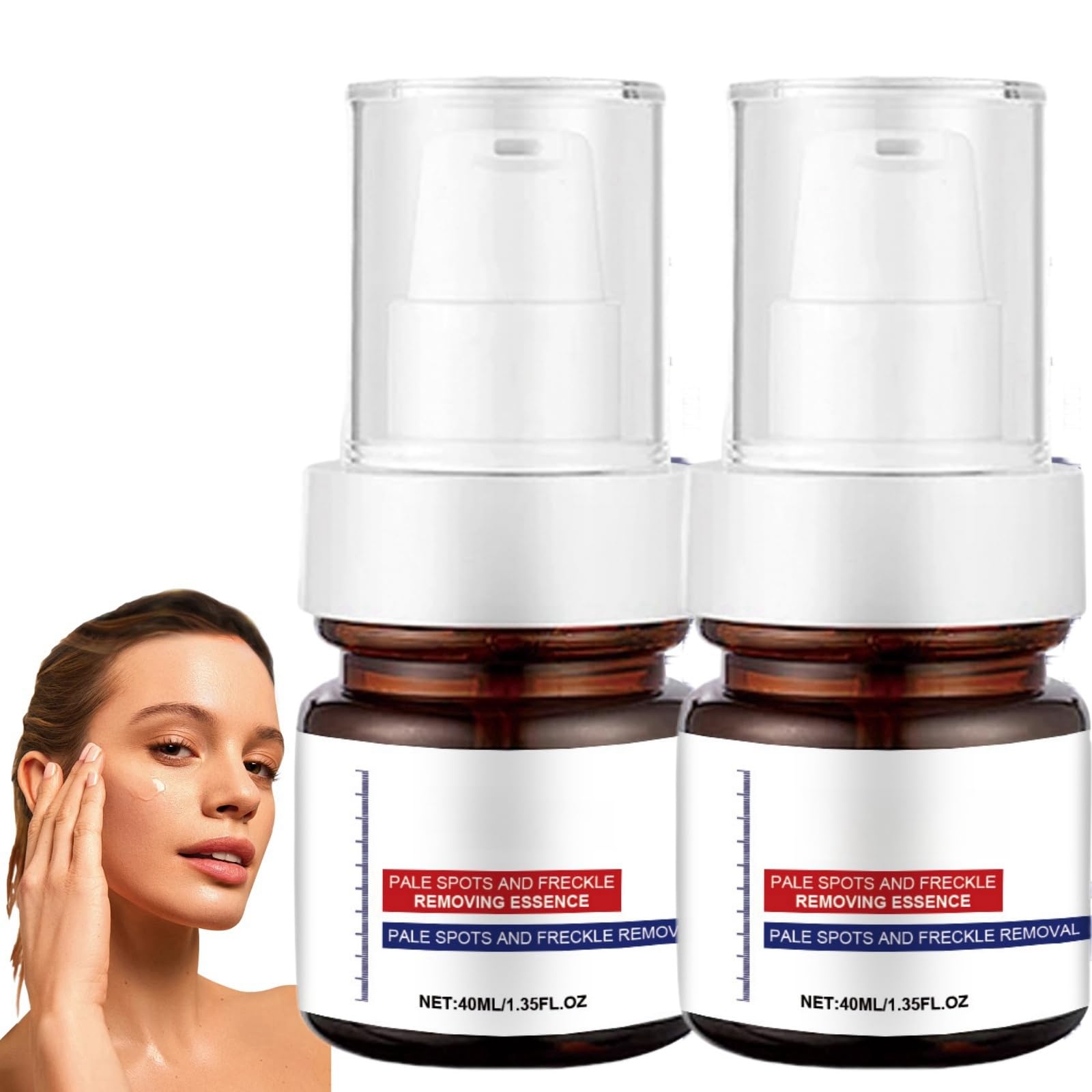2pcs Aobenz Freckle Removing Essence,Aobenz Dark Spot Remover for Face,Aobenz Dark Spot Correcting Serum,Aobenz Anti Spot Serum,Skin Lightening Cream,Brightening Skincare Serum