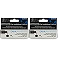 Ardell LashTite Adhesive Dark For Individual Fake Lashes, Secures False Eyelashes Extension For Weeks .125 Oz, 2 Pack