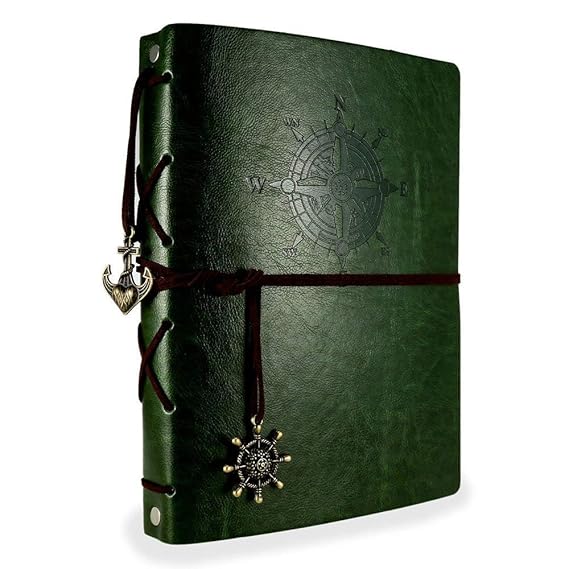 ThxMadam Leder Selbstgestalten Fotoalbum Scrapbook Album Hochzeit Gästebuch Vintage Schwarze Seiten Fotobuch für Weihnachten 