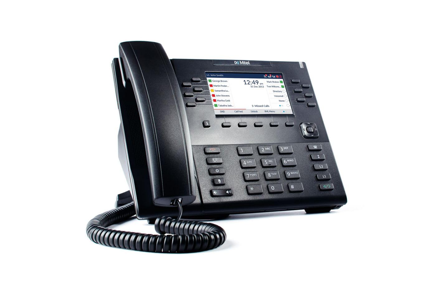 Aastra 80C00003AAA-A 4.3-Inch SIP Desktop Phone with Colour Display - Black
