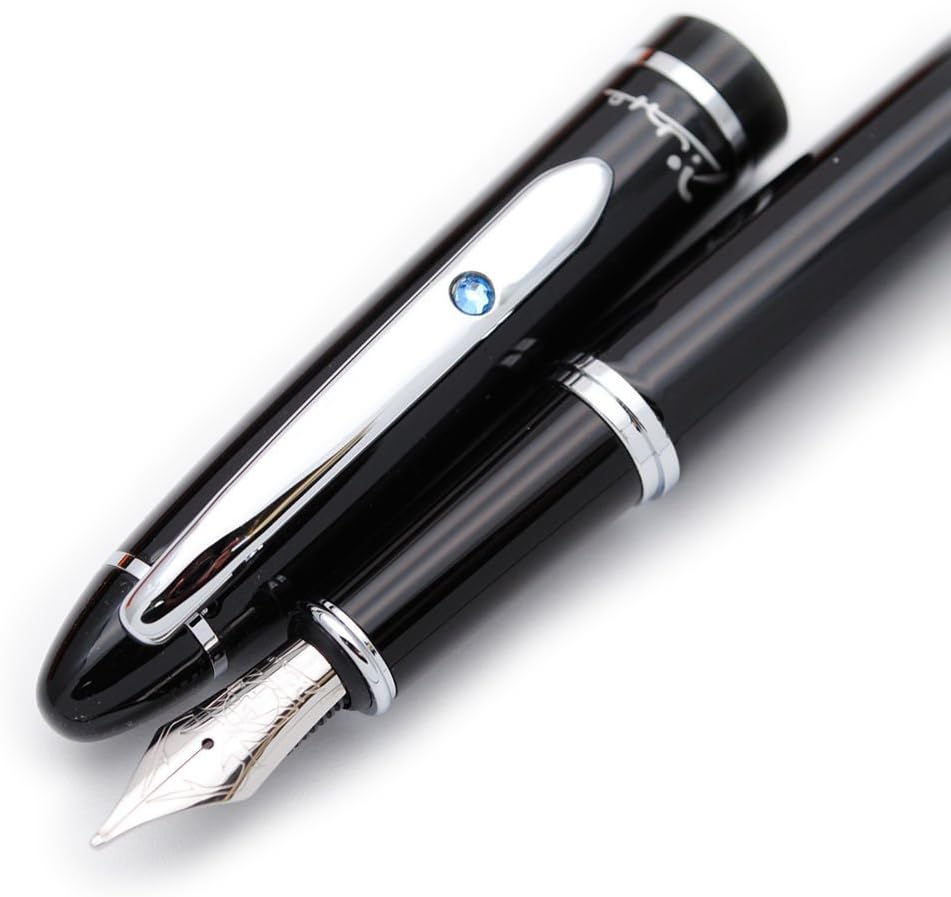 Picasso 608 Ann Griess Fountain Pen M Nib Original Box (Black)