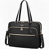 Lausiax Laptop Bag Case 17 17.3 inch for Women Men Computer Briefcase Compatible with Dell XPS Inspiron, HP Pavilion Omen, LG Gram, Lenovo, ASUS, Acer, Messenger Shoulder Bag with Strap Handle, Black