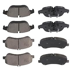 cciyu D1406 D1341 Front & Rear Semi-Metallic Disc
