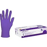 Haylard Health Professional 55082 PURPLE NITRILE Exam Gloves, 242 mm Length, Medium, Purple (Box of 100)