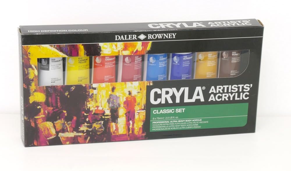 Daler Rowney Cryla Artists' Acrylic Classic Set