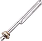 AIICIOO 1 Inch BSP FoldBack Heater 220V 3000W Brass Flange Silicone Ring view 6