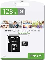 PNY Performance Plus 128GB microSDXC Card Class 10 with SD Adapter view 2