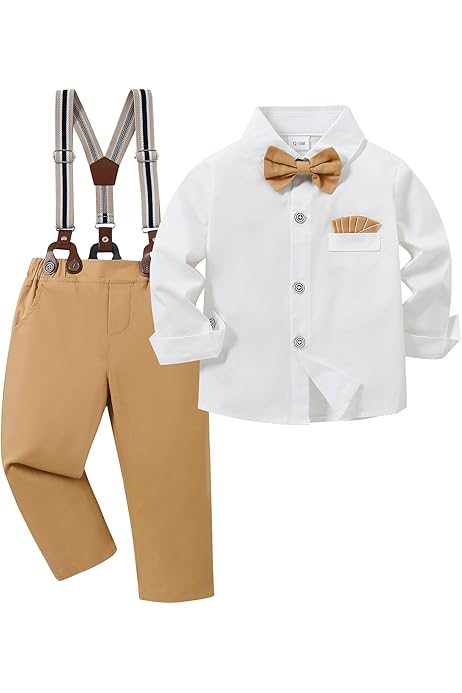 Toddler Boy Suit YALLET Toddler Baby Boy Clothes Suit Gentleman