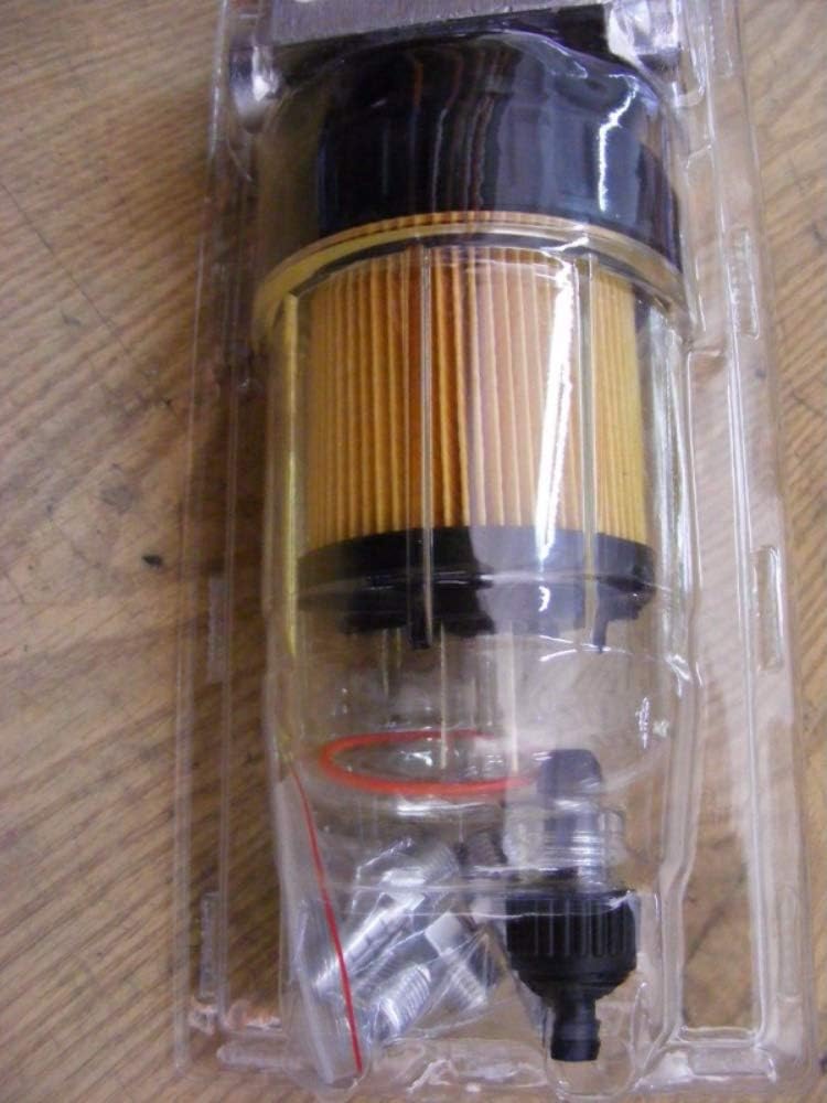 QUICKVIEW Boat Marine Water Separating Filter Kit w/Drain & Nichronium Head 10 Micron Filter : Sports & Outdoors