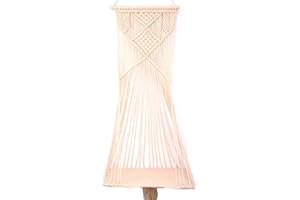 Sdjazl Cat Bed Cat Hammock Macrame Cat Swing Bed Cat Cage Cotton Rope Hanging Cat House Cats Toy Tassel Basket Tapestry (Beige, Only Swing Bed)