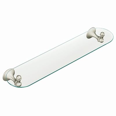 Moen Brushed Nickel Bathroom Shelf for Storage and Organization