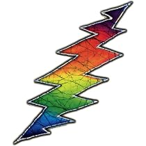 C&D Visionary S-8065-G Grateful Dead Lightning Bolt Sticker
