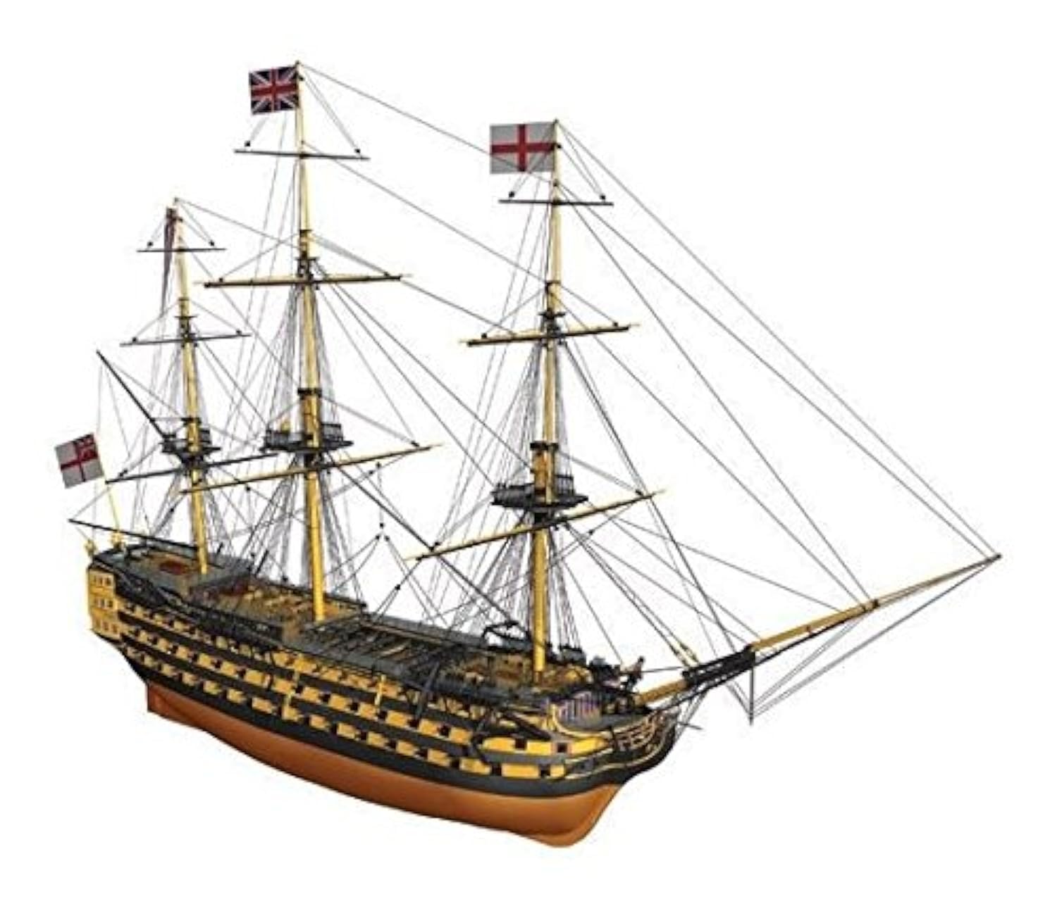 HMS VICTORY WOODEN MODEL SHIP KIT 1:200 500 MM LONG
