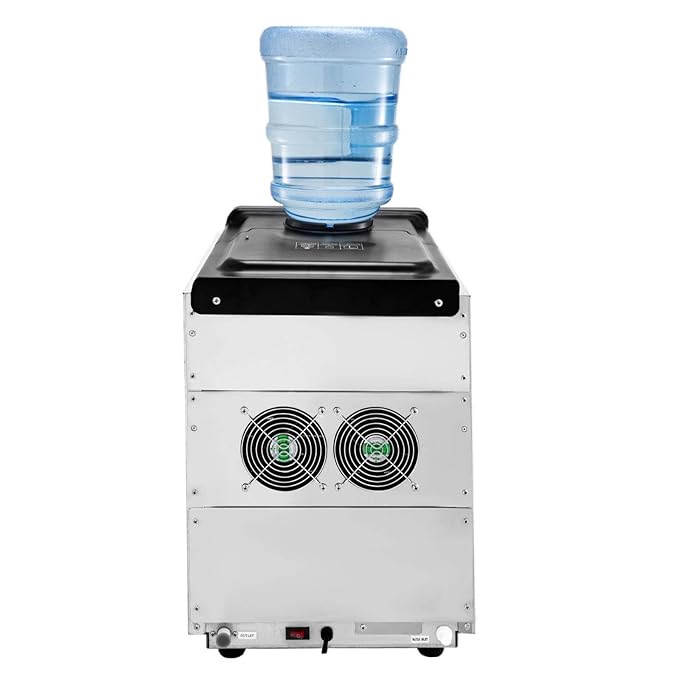 bottled water dispenser with ice maker