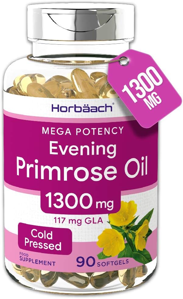 Evening Primrose Oil 2600mg, 90 count (Pack of 1)