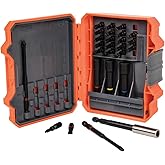 Klein Tools 32799 Impact Driver Bit Set, 26 Piece Nut Driver and Screwdriver Bit Set with Case