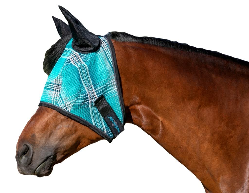 Kensington Signature Fly Mask w/Web Trim, Soft Mesh