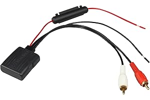 YONGJIANGXIA Bluetooth Module 2RCA Input for Car Stereo Wireless Play for Any Device with Bluetooth Function