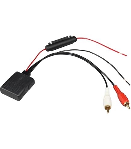 Auto Radio 12V AUX BLUETOOTH Adapter Cinch-RCA Radio KFZ Universal Kabel Stecker