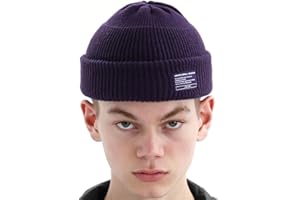 UNDERCONTROL Winter Trawler Fisherman Beanie Men Women Unisex Stylish Plain Docker Skull Hat Roll up Watch Cap Color Pack
