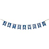 University of Kansas Tailgate Banner by Hanna’s Handiworks – Lightweight Pre-Strung Fabric Decoration – Represent your NCAA College & Show Team Spirit with KU Fan Décor