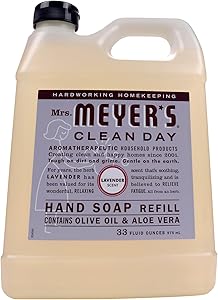 MRS. MEYER'S CLEAN DAY, Soap Hand Liquid Refill Lavender, 33 Fl Oz