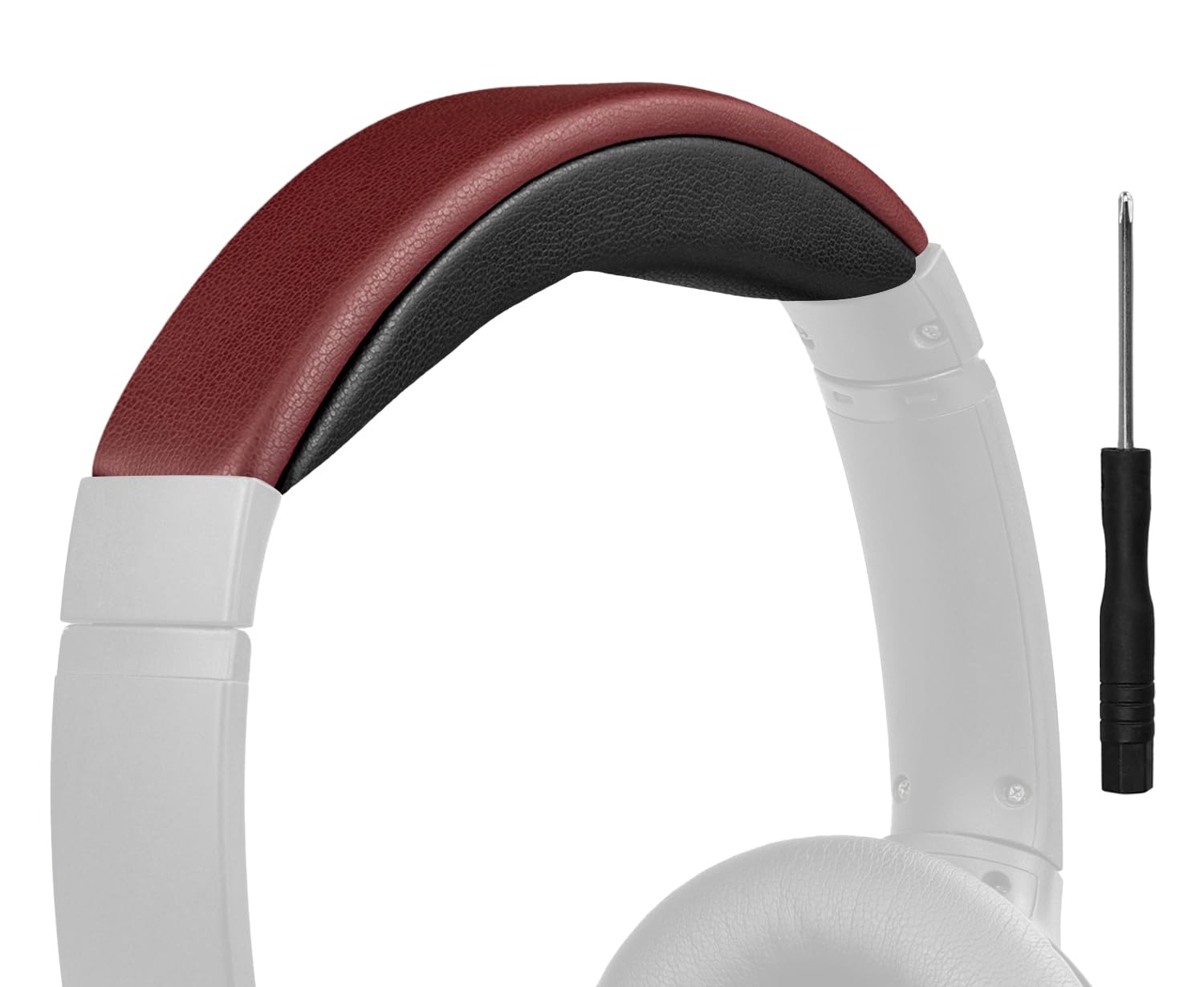 SOULWIT Headband Cover for Bose QuietComfort 25(QC25) Headphones, Replacement Headstrap Pad Repair Part - Burgundy