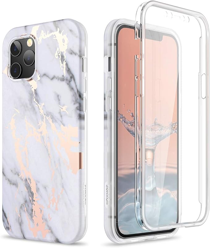 Amazon Com Suritch Compatible With Iphone 12 Pro Max Case Built In Screen Protector Marble Full Body Protection Shockproof Rugged Tpu Bumper Protective Cover For Iphone 12 Pro Max 5g 6 7 Inch Gold Marble