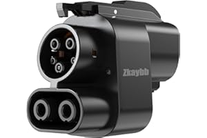 Zkaybb NACS to CCS Adapter, Tesla Supercharger Adapter [Max 500A, 1000V] fit for Rivian,Ford,Mustang,GM EVs,Volvo,Polestar,fit for Tesla V1/V2/V3/V4 DC