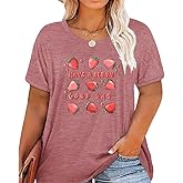 GeLivable Plus Size Coffee Sunflowers Graphic Printed Shirt Women Short Sleeve Summer O-Neck Casual Tunics Top Tshirt