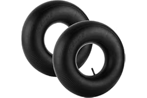 NIGOOLATA 15x6.00-6" Inner Tube with Straight Valve Stem (2-Pack) - Heavy Duty Replacement Tire Tubes for Lawn Mower, Snow Blower, Riding Mowers, ATVs, Golf Carts