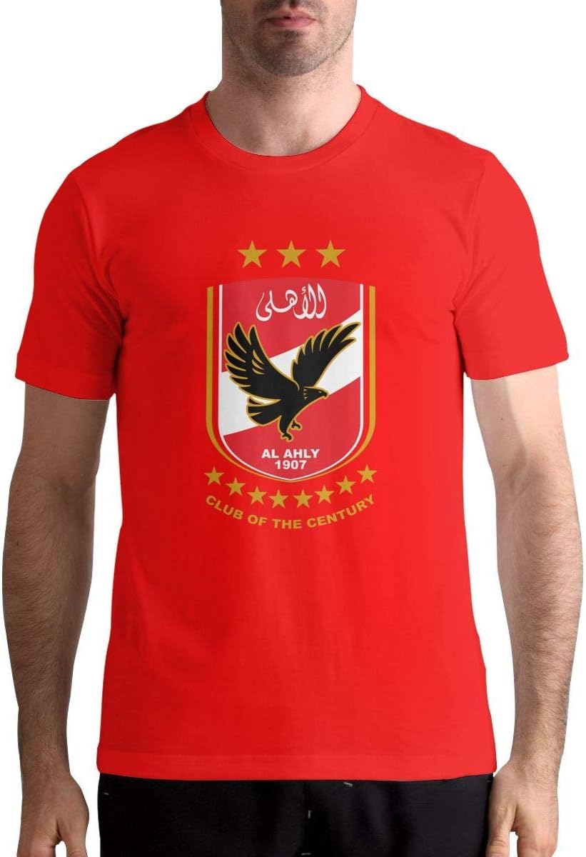 Mbefore Al Ahly Sporting Club Egyp Men's Motion Tshirts Athletic