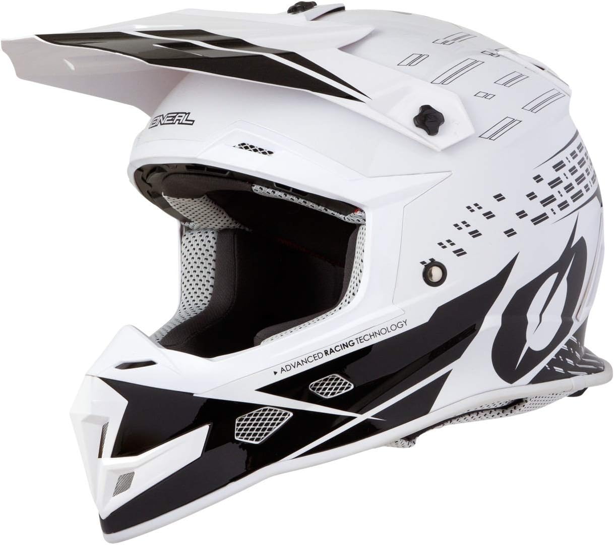 all white mx helmet