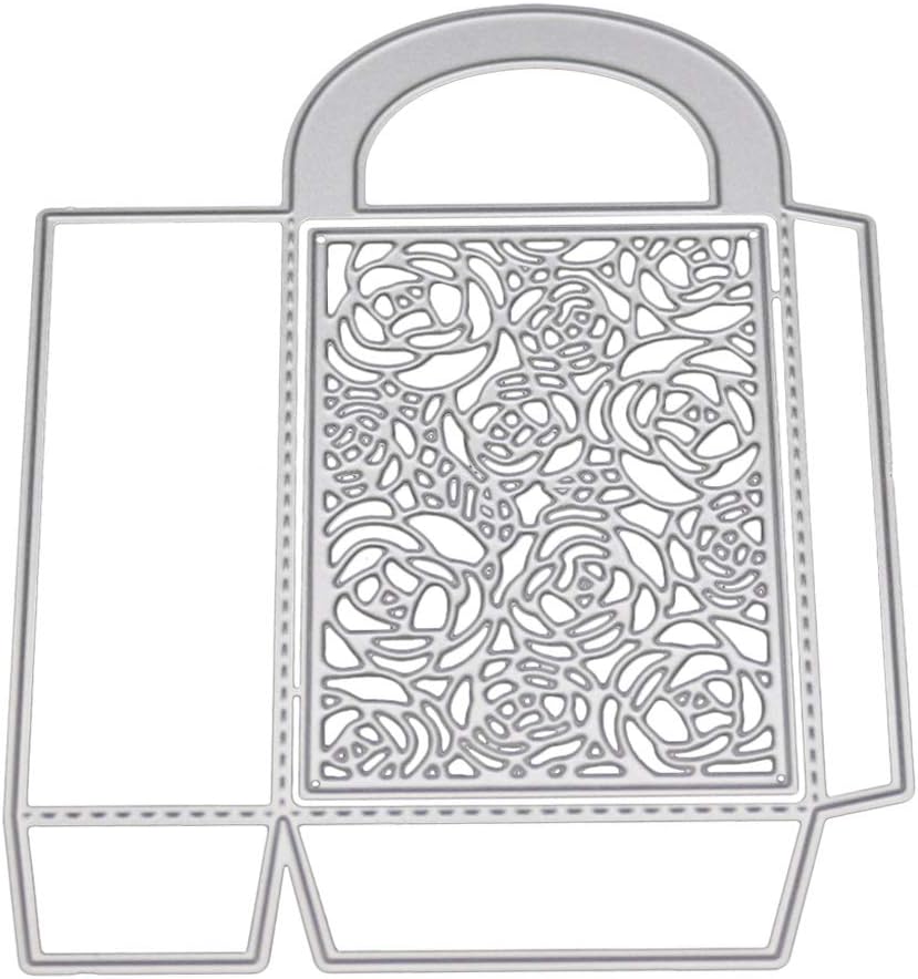 Qiuxiaoaa Dies For Scrapbooking, 3D Box Metal Cutting Dies Stencil Diy Scrapbooking Album Stamp Paper Card Embossing Crafts Decor,Cutting Dies
